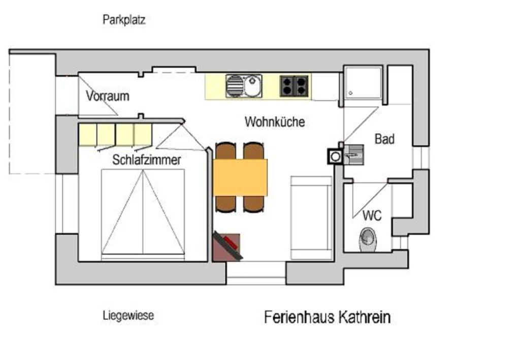 הוילה Ehenbichl Ferienhaeuschen Kathrein חדר תמונה
